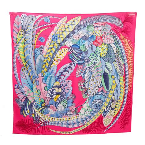 hermes plumes en fete scarf